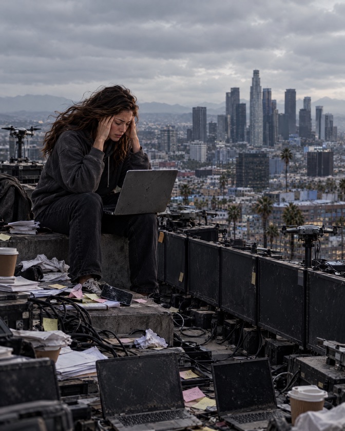 Before: alone at a laptop with forty tabs open